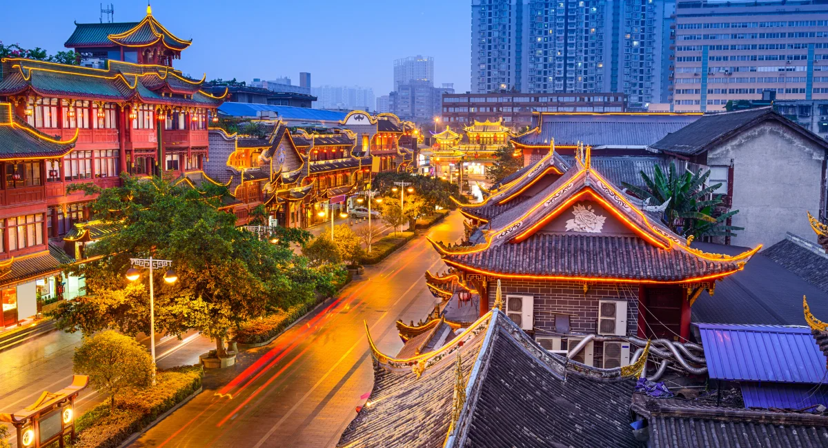 china cityscape 